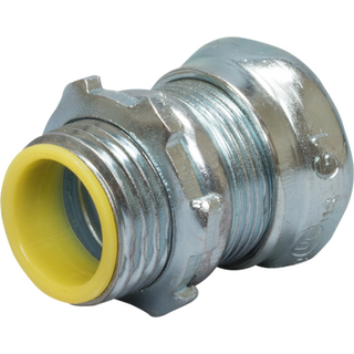 WI MEC-750B - Steel Compression Connector With Insulated Throat